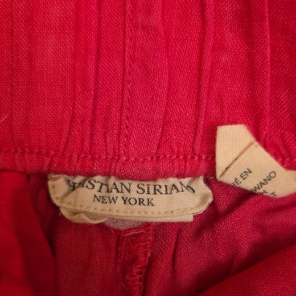 Christian Siriano High Waist Pink Shorts - Picture 2 of 5